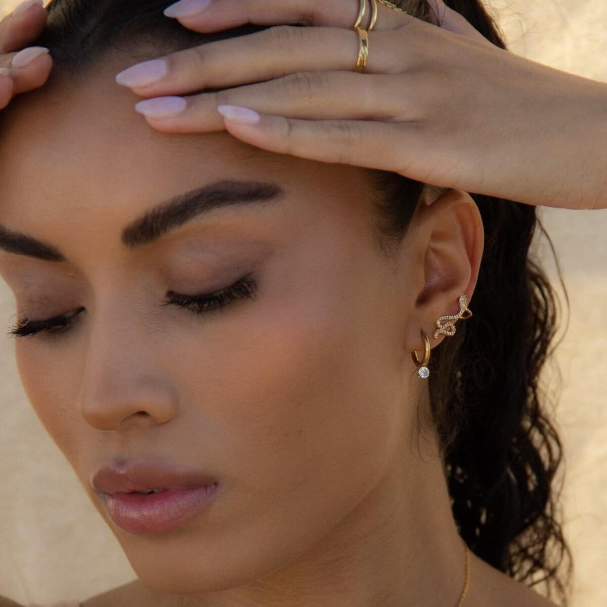 Malika Mini Hoop Earring