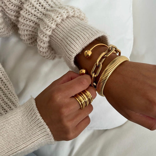 Sandra Coil Bangle Bracelet