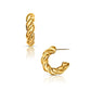 Saige Twist Mini Hoop Earring