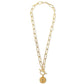 Rowan Toggle Chain Coin Necklace