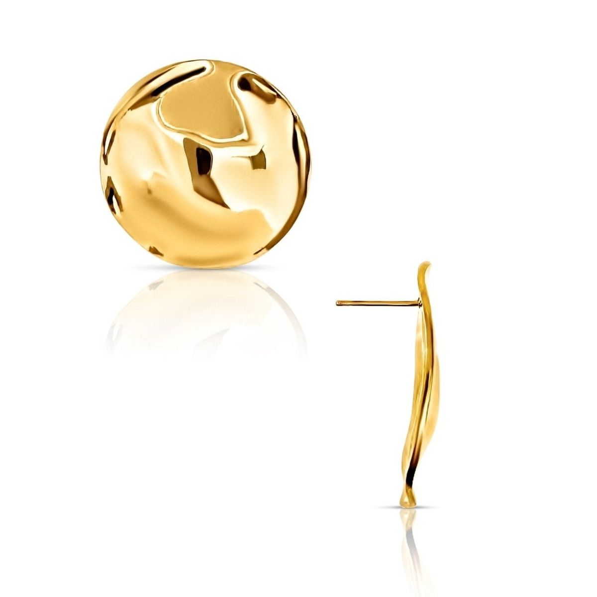 Callan Irregular Disc Earring