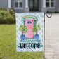 Pink Door Welcome Flag