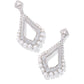 KRISTA STATEMENT EARRINGS SILVER WHITE MIX