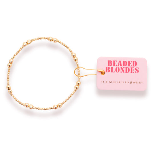 Leah Gold BB Bracelet Standard Size