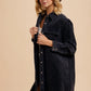 Black Corduroy Duster -