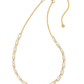 Genevieve Strand Necklace Gold Metal