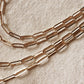 Paperclip Classic Chain 18K GF -