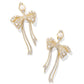 KRISTA BOW STATEMENT EARRINGSKRISTA BOW STATEMENT EARRINGSGOLD WHITE MIX