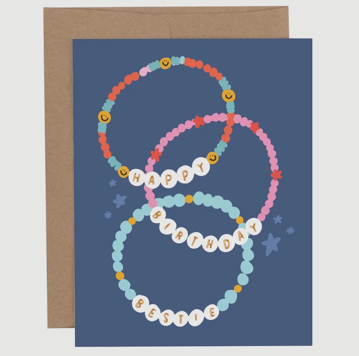 Happy Bday Bestie Bracelet Card