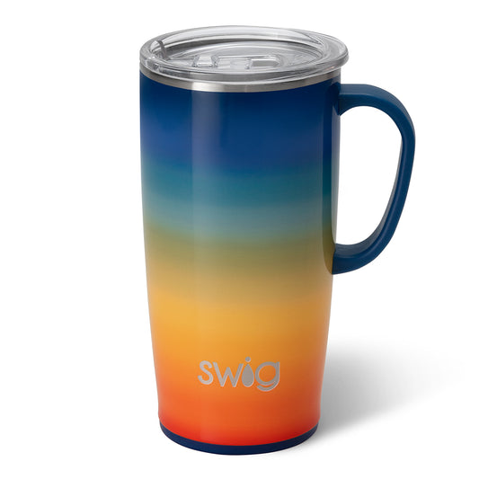 Retro Rainbow Travel Mug 22oz