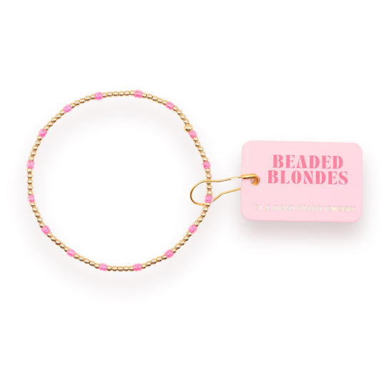 Hot Pink Dainty Poppi Bracelet Standard Size