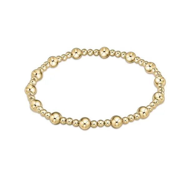 EXTENDS Classic Gold Sincerity 5mm Bead Bracelet