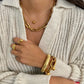 Gage Gold Oversized Link Bracelet - 262