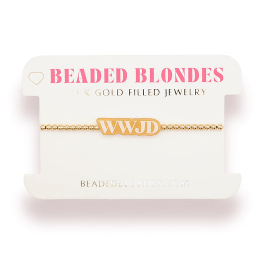 WWJD BB Bracelet Standard Size