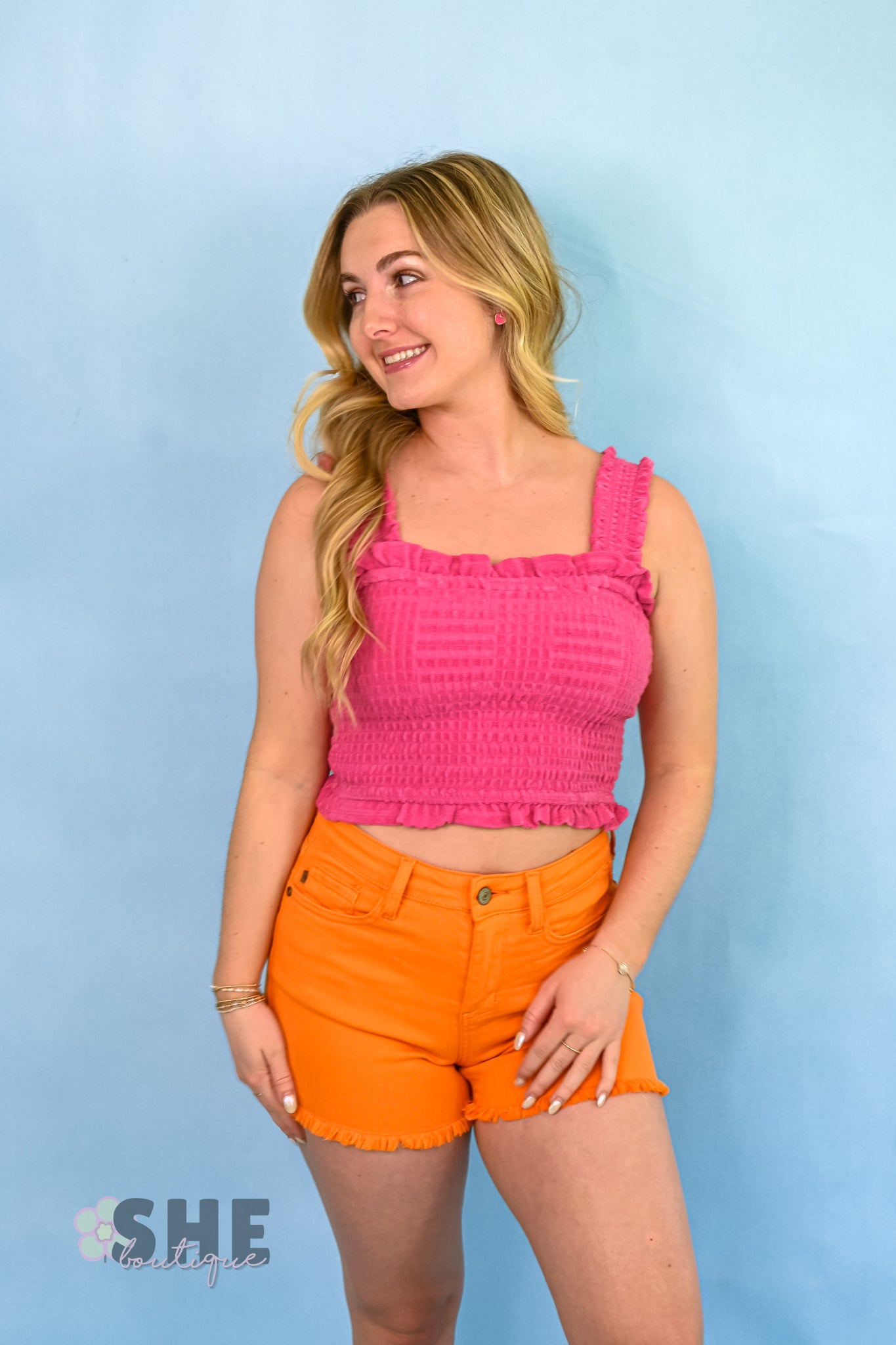 MR Orange Dyed Shorts 288 -