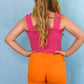 MR Orange Dyed Shorts 288 -