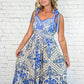 Mykonos Blue Dress -