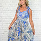 Mykonos Blue Dress -