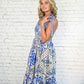 Mykonos Blue Dress -