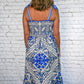 Mykonos Blue Dress -