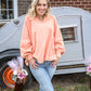 Coral Me Crazy Oversized Pullover -