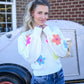 Too Limited Flower Sweater -