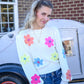 Too Limited Flower Sweater -