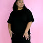 Nancy's Little Midi Black Dress -