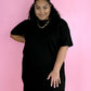 Nancy's Little Midi Black Dress -