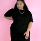 Nancy's Little Midi Black Dress -