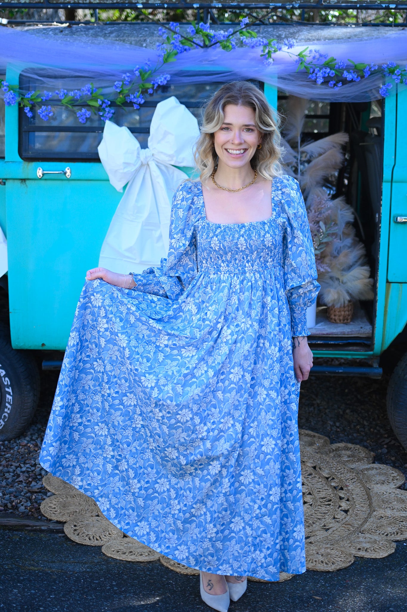 In the Air Blue Maxi -