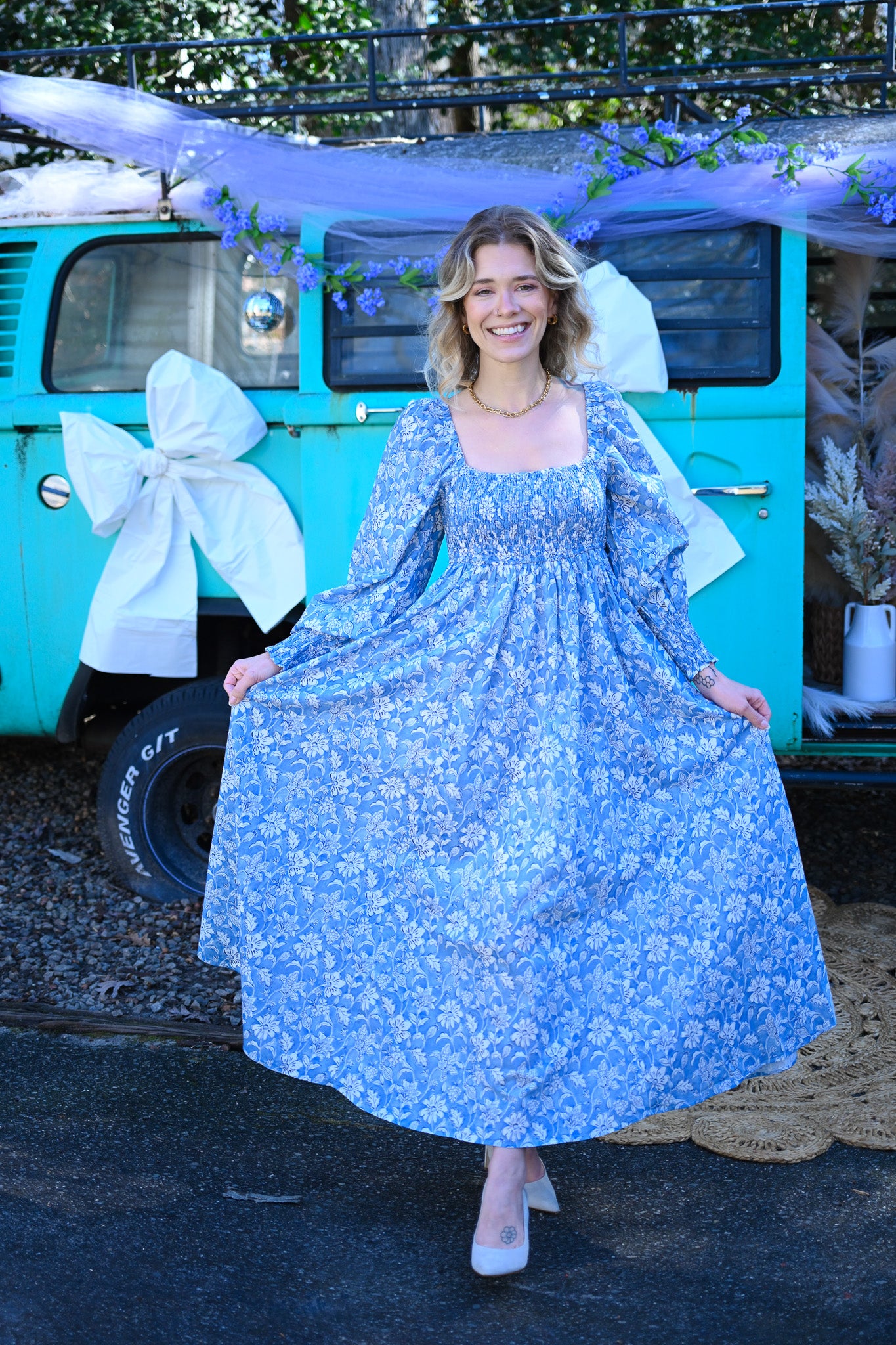 In the Air Blue Maxi -