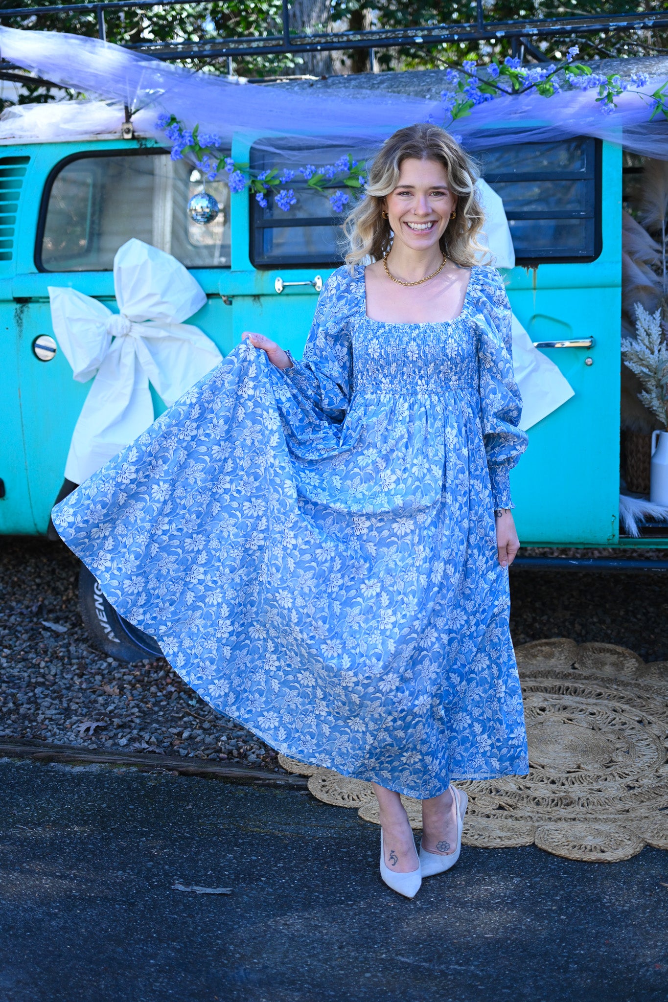 In the Air Blue Maxi -