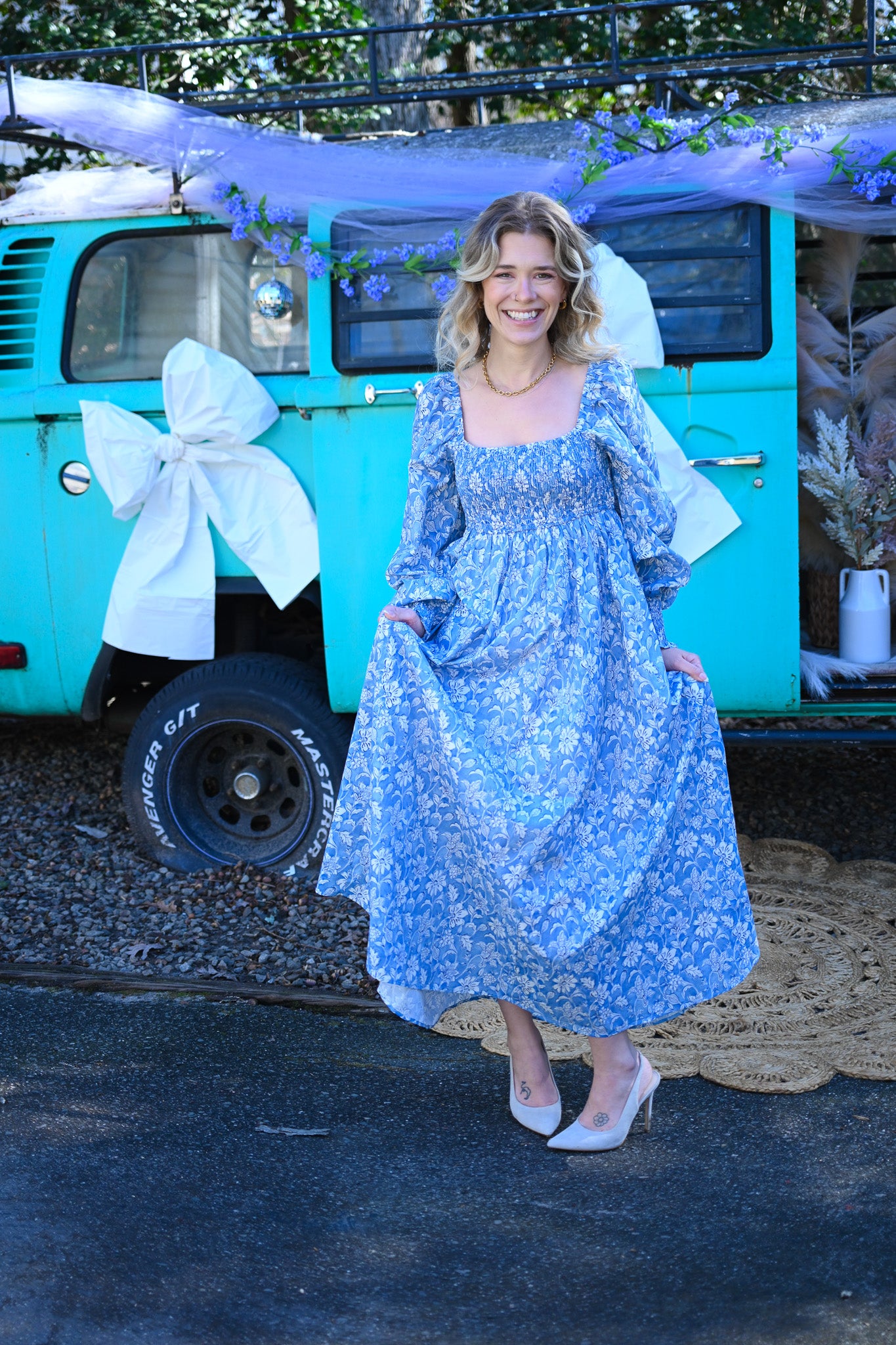 In the Air Blue Maxi -