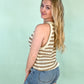 Styles Striped Knit Tank -