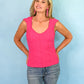 Daphne Top - Hot Pink -