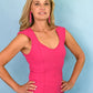 Daphne Top - Hot Pink -