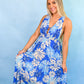 Hawaiian Blue Maxi Dress -