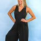 Effortlessly Cute Jumpsuit - Black -