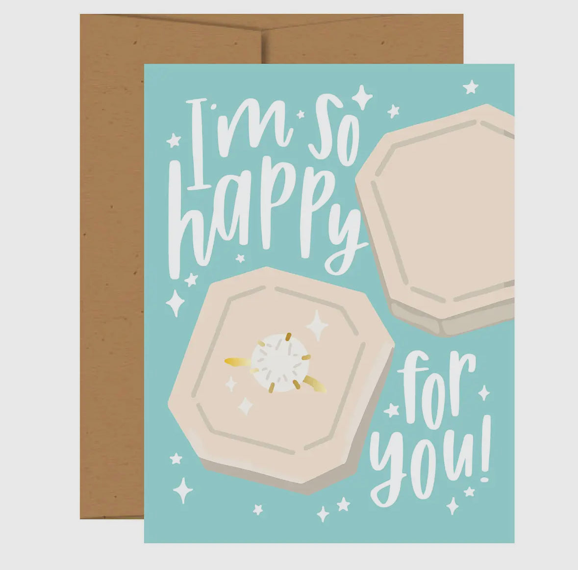 Happy For You Engagement Card