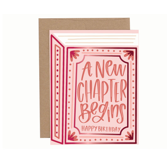 A New Chapter - Birthday Card