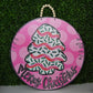 Pink Tree Door Sign