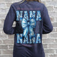 Blue Nana Bow Long Sleeve -