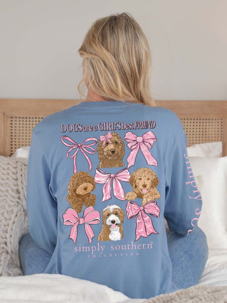 Dogs Bffs Bows Long Sleeve -