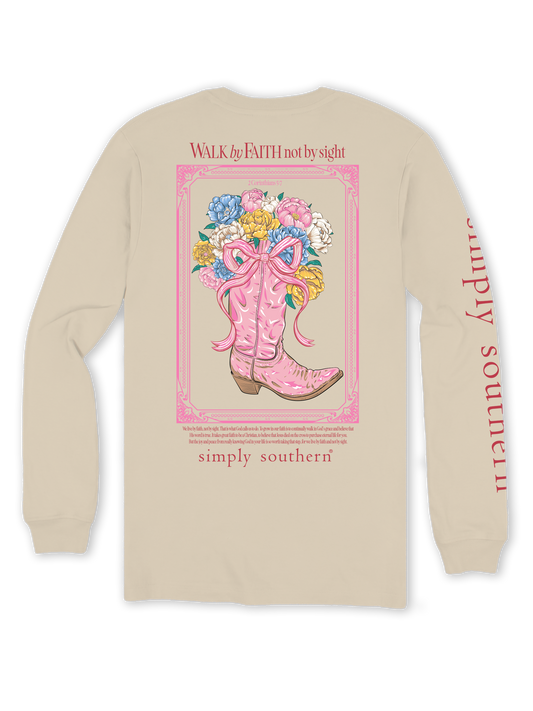 Walk By Faith Not By Sight Long Sleeve -