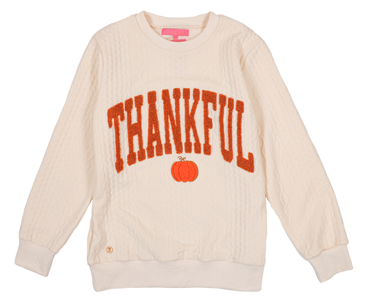 Thankful Braided SS Crew -