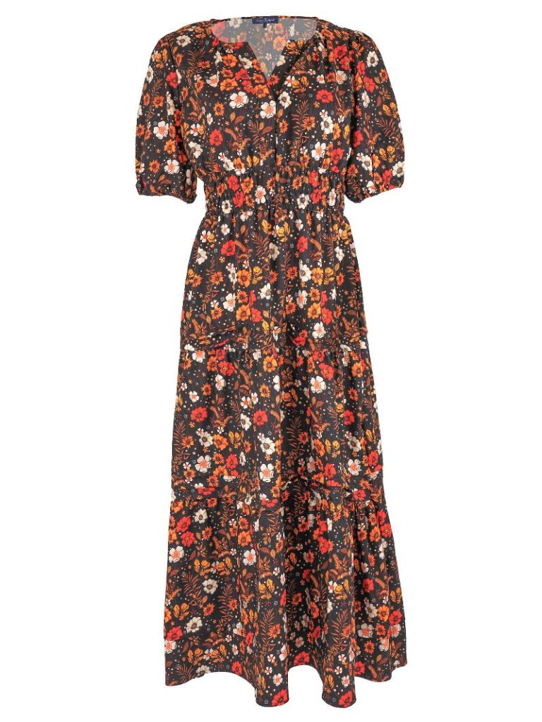 Vintage Floral Maxi SS -