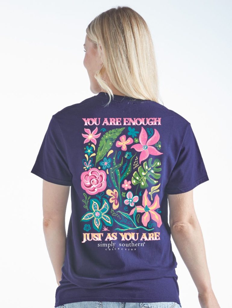 You are Enough Sea SS Tee