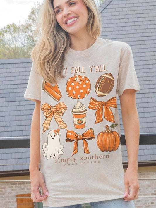 Happy Fall Yall SS Tee