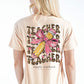 Teacher Leopard Pencil SS Tee